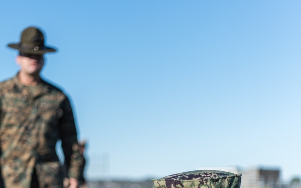 191101-N-TE695-1027 NEWPORT, R.I. (Nov. 1, 2019) -- Navy Officer Candidate School reaches milestone as junior officer candidates