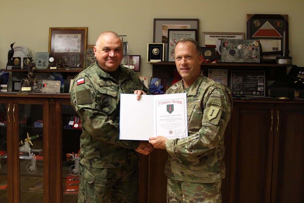 Maj. Gen. John S. Kolasheski hosted in Zagan