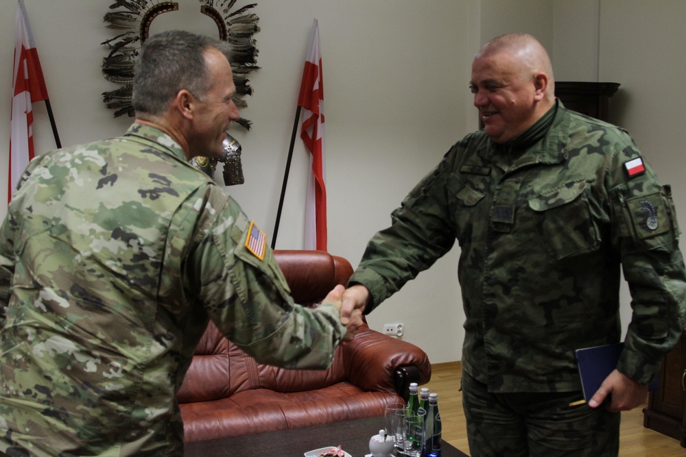 Maj. Gen. John S. Kolasheski hosted in Zagan