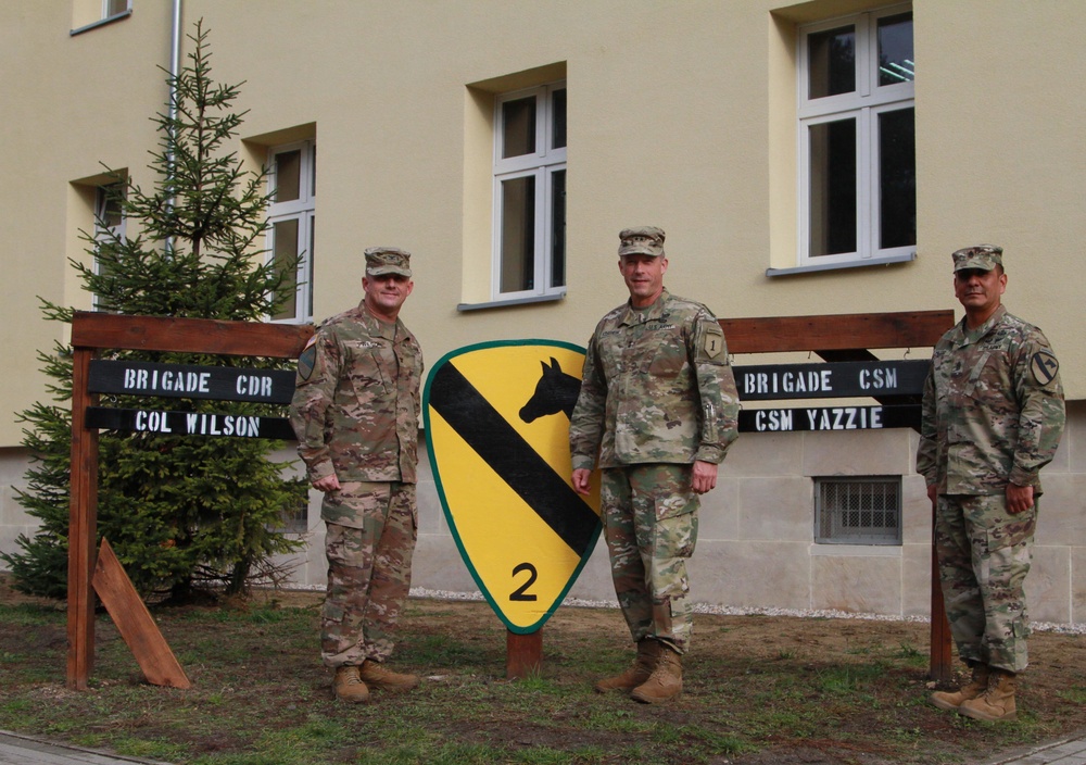 Maj. Gen. John S. Wilson hosted in Zagan