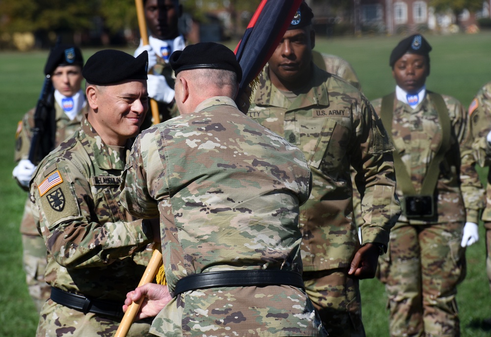 Fort Knox salutes 100th Training Division’s Walter while embracing McLaughlin at change of command