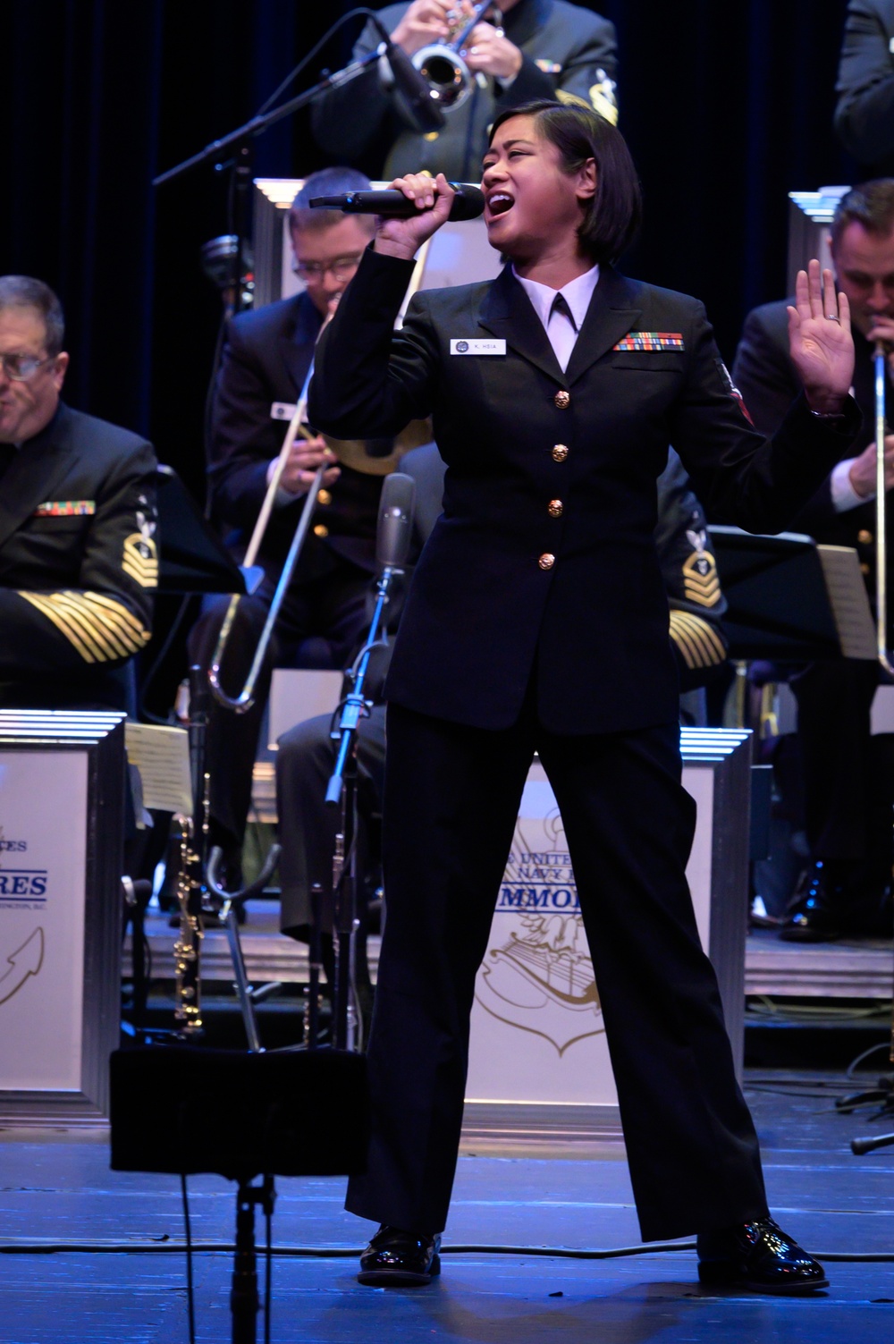 U.S. Navy Band Commodores Visit New Haven, CT