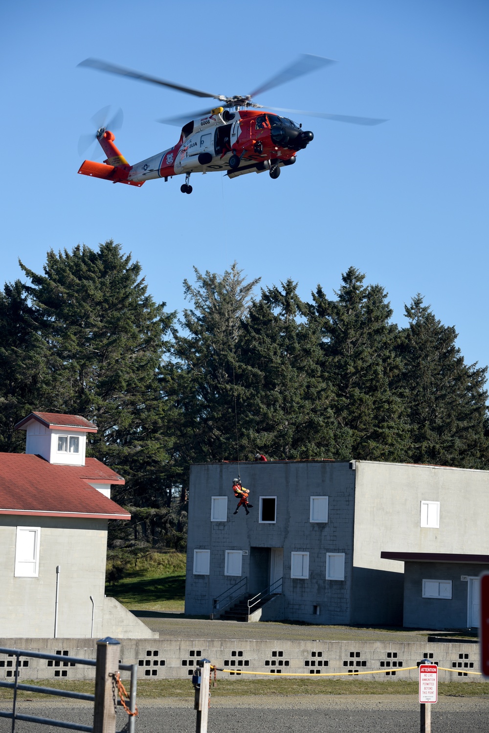 Coast Guard conducts urban rescue training at Camp Rilea