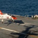U.S. Navy Goshawk lands on carrier