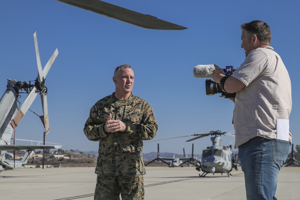 MCAS Camp Pendleton, MAG leaders showcase unique mission, relationship to media