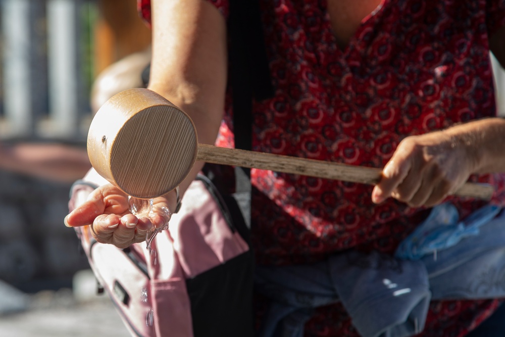 MCAS Iwakuni residents experience Iwakuni Shirohebi Shrine