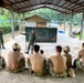 Seabees deployed with Naval Mobile Construction Battalion (NMCB) 5’s Detail Palawan prepare for construction at Malatgao Elementary School