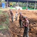 Seabees deployed with Naval Mobile Construction Battalion (NMCB) 5’s Detail Palawan prepare for construction at Malatgao Elementary School