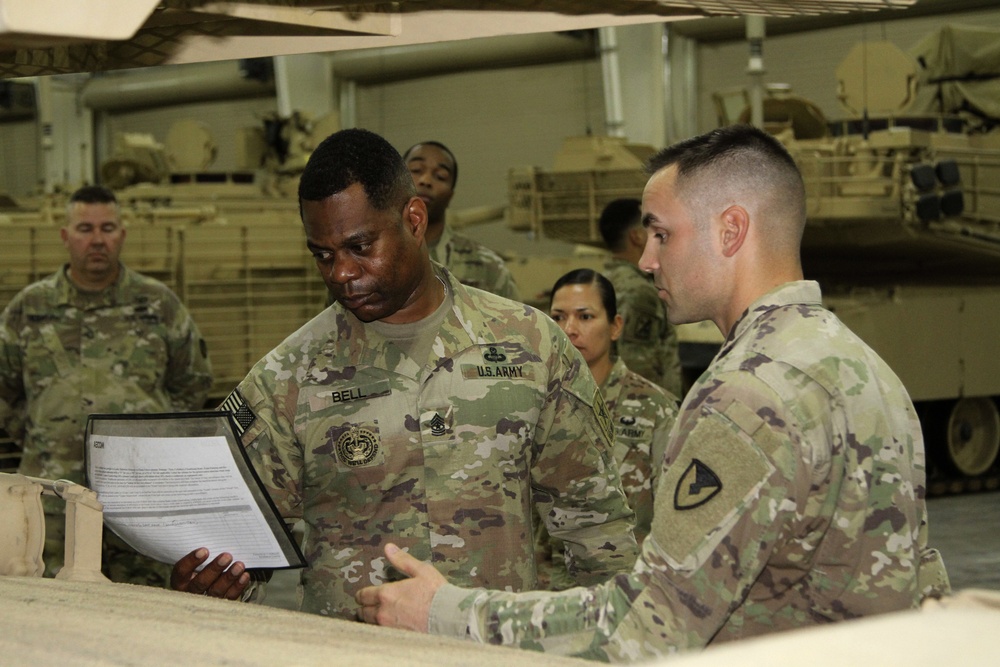 SGM Bell Visit to Camp Arifjan