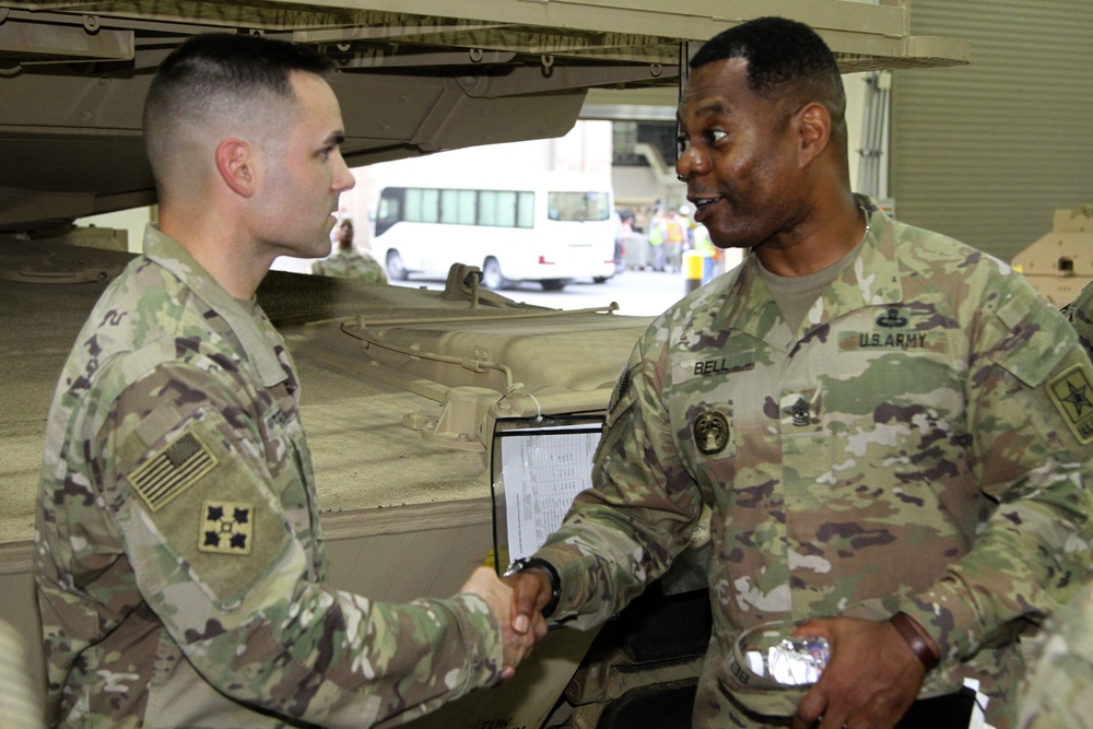 SGM Bell Visit to Camp Arifjan