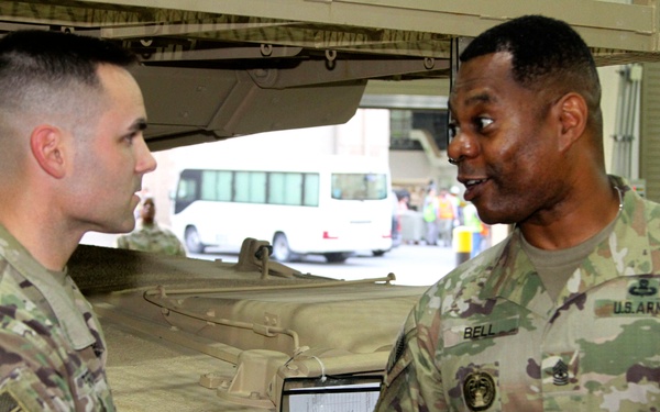SGM Bell Visit to Camp Arifjan