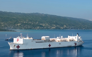 Comfort Arrives in Haiti to Provide Medical Assistance