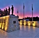 Morning light at Fort McCoy's Veterans Memorial Plaza