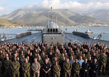 STRIKFORNATO Embarks USS Mount Whitney for TRIDENT JUPITER 2019