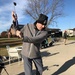 Right before the swing