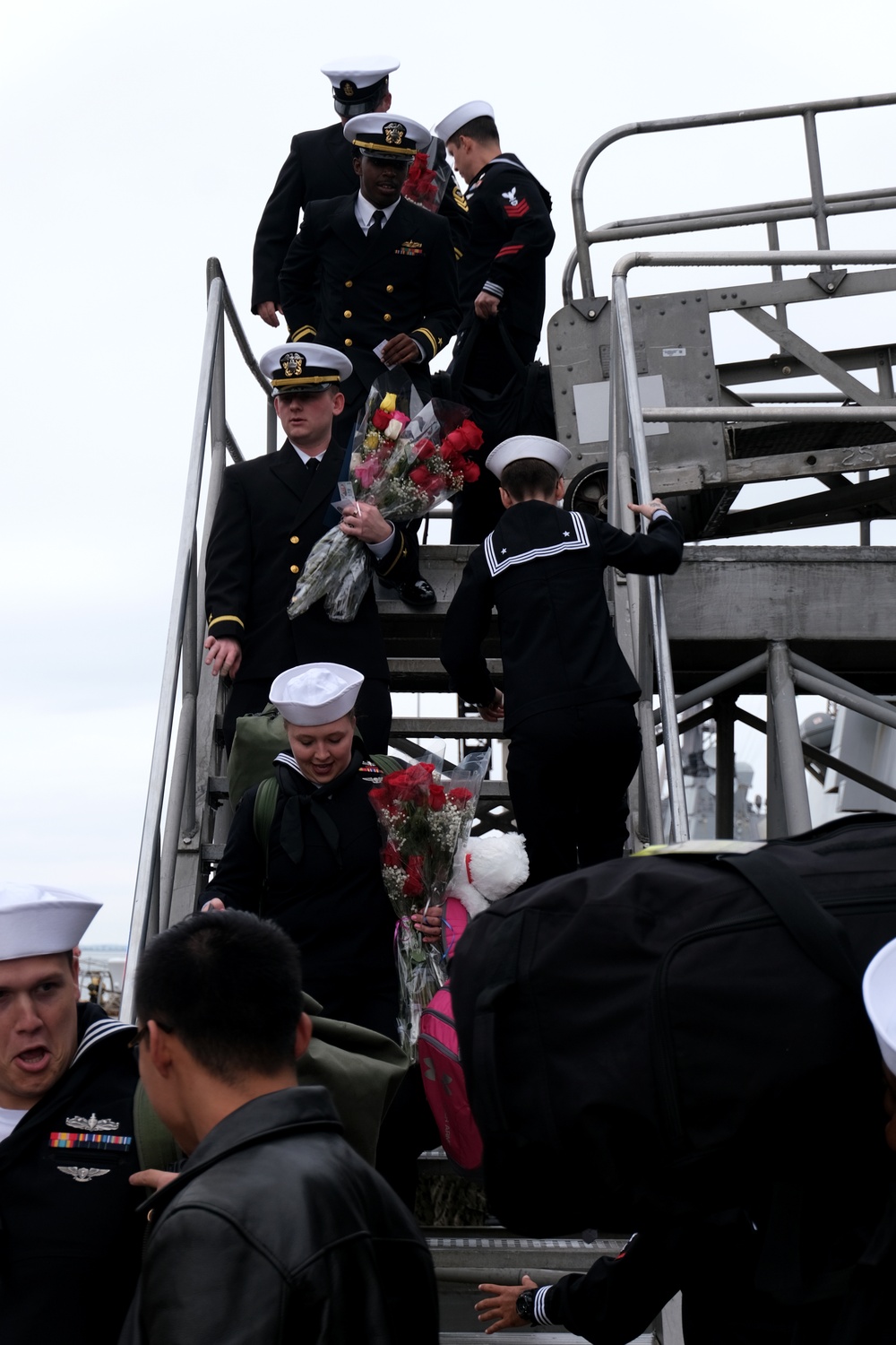 USS Abraham Lincoln Carrier Strike Group Destroyer Return to Homeport