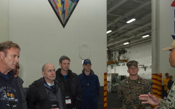 USS Dwight D. Eisenhower (CVN 69) Hosts Office of the Secretary of Defense Joint Civilian Orientation Course