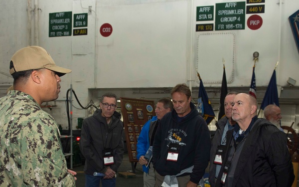 USS Dwight D. Eisenhower (CVN 69) Hosts Office of the Secretary of Defense Joint Civilian Orientation Course