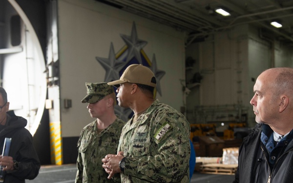 USS Dwight D. Eisenhower (CVN 69) Hosts Office of the Secretary of Defense Joint Civilian Orientation Course