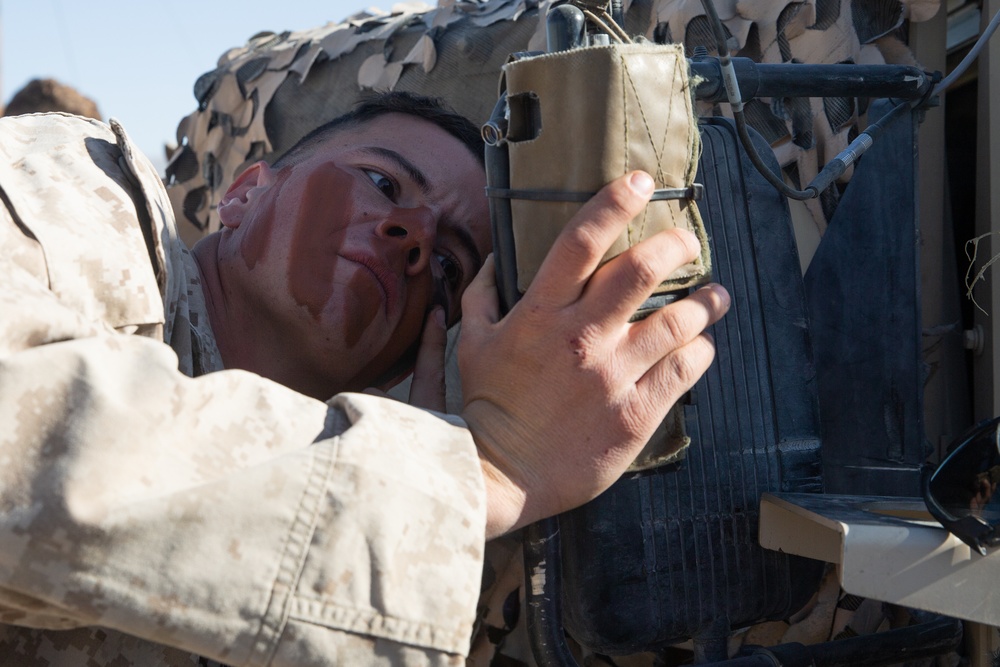 Marines depart to the field for the start of MWX