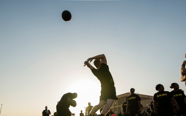 Standing power throw