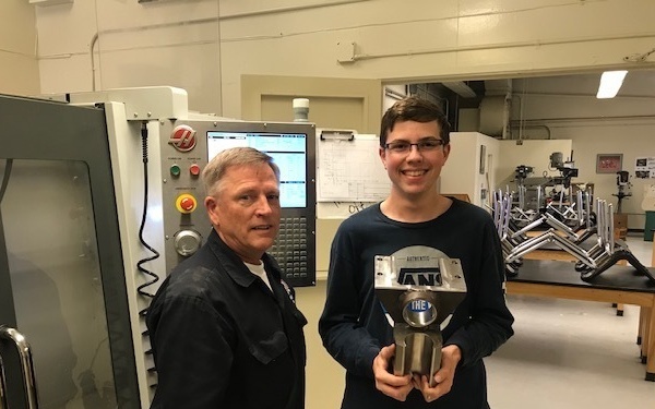 High School Student Lends a Hand to NSWC PHD