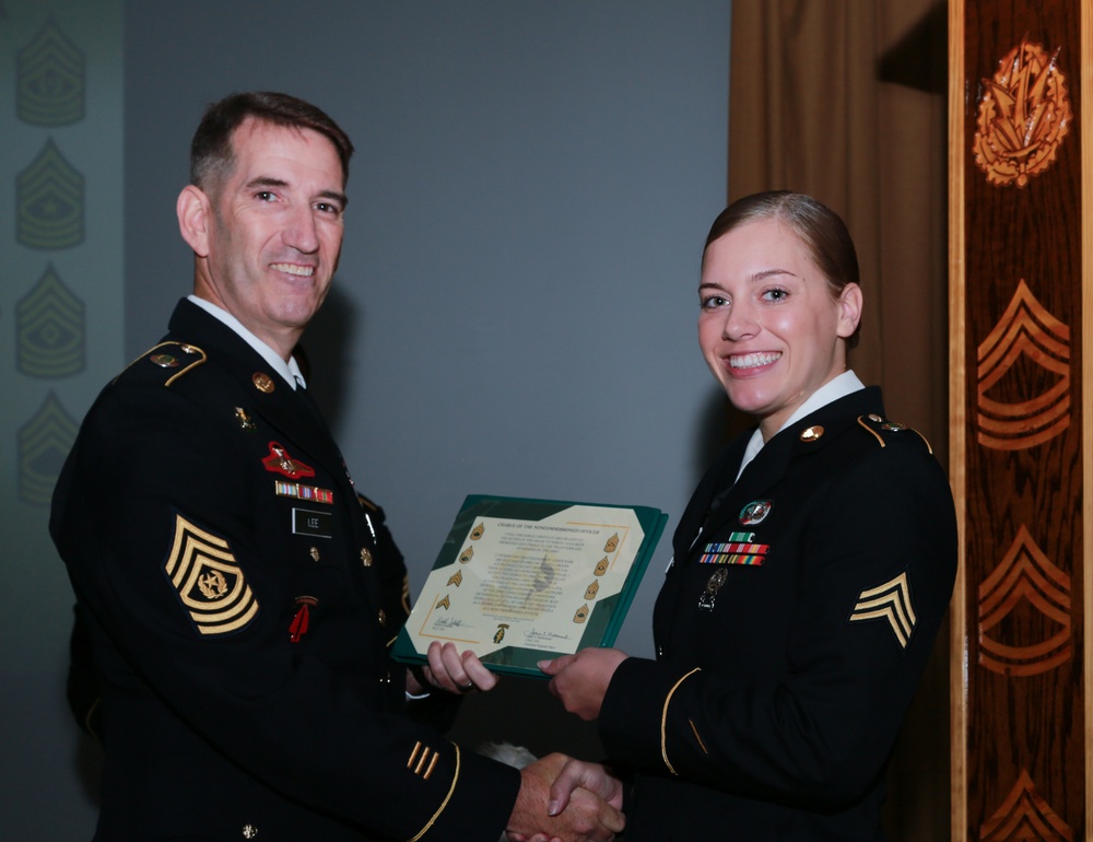 Non-Commissioned Officer Induction Ceremony