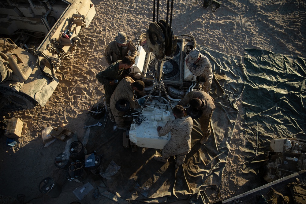 Units work together to keep vehicles in the fight