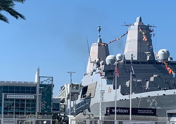 USS San Diego Moors for Fleet Week San Diego 2019