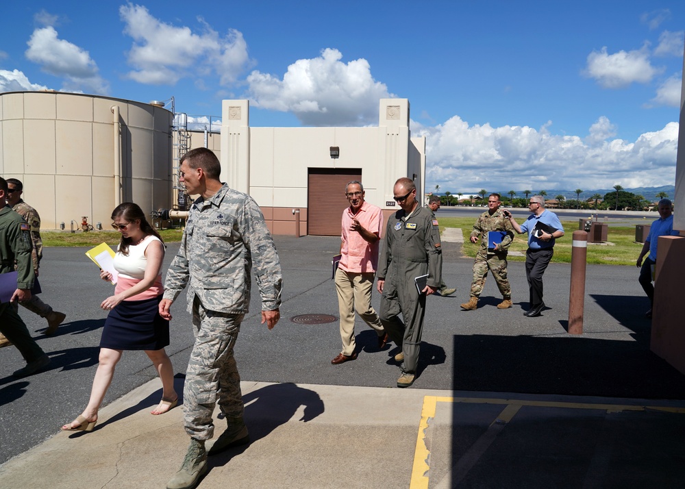 National Aviation Safety Commissioners Visit Hickam