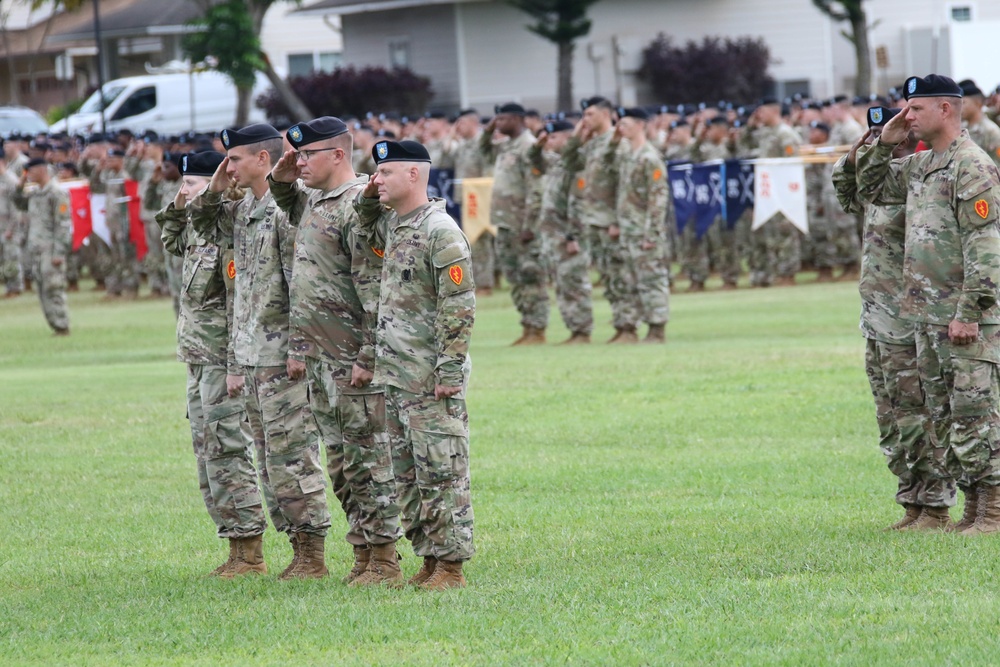 25th Infantry Division Change Of Command Ceremony