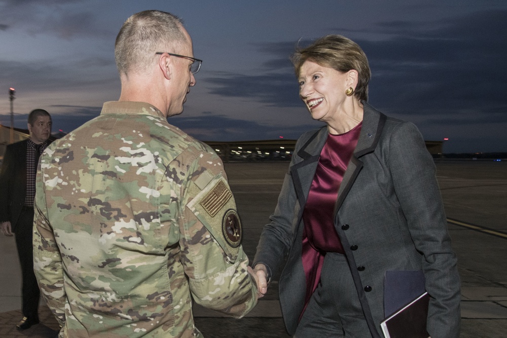 SECAF Barbara M. Barrett Visit to Joint Base San Antonio-Randolph