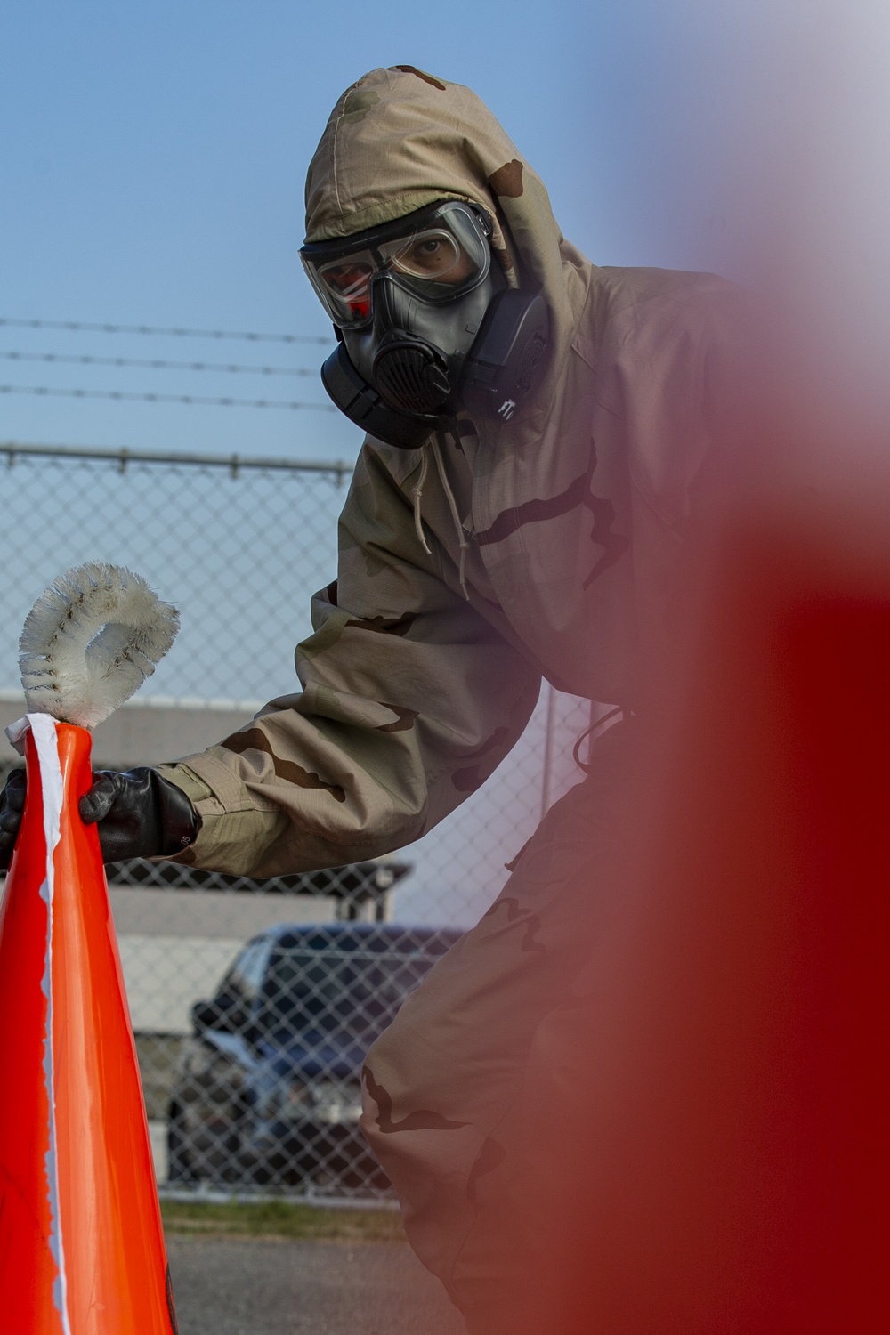 Chemical response operations; MAG-12 CBRN and EOD train to overcome