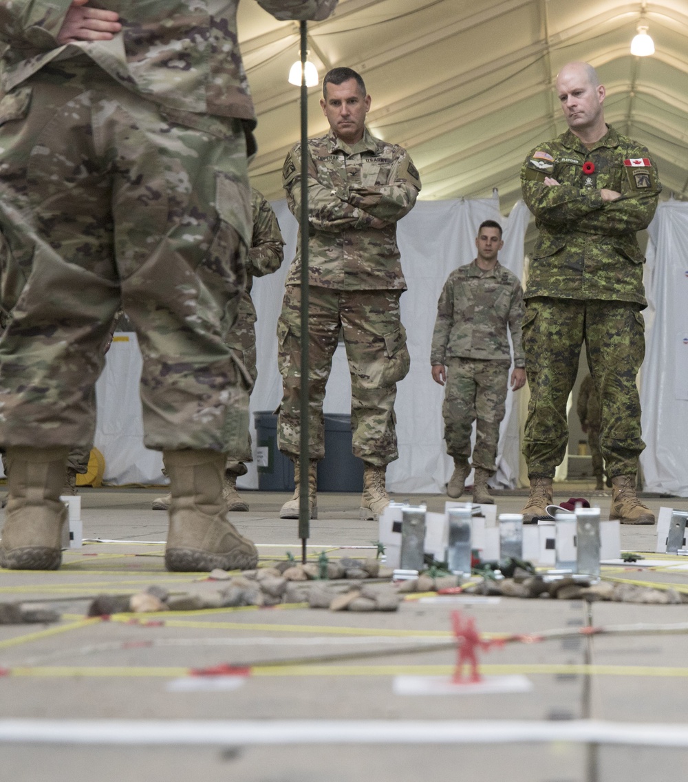 XVIII Airborne Corps Deputy Commanding General of Operations Visits Medical EDRE