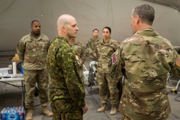 XVIII Airborne Corps Deputy Commanding General of Operations Visits Medical EDRE