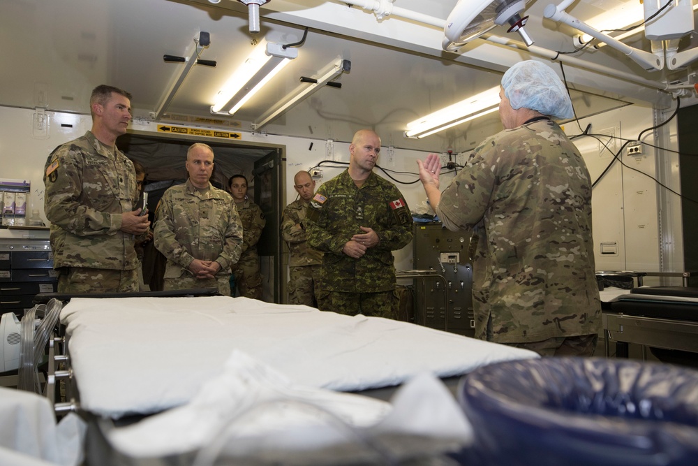 XVIII Airborne Corps Deputy Commanding General of Operations Visits Medical EDRE