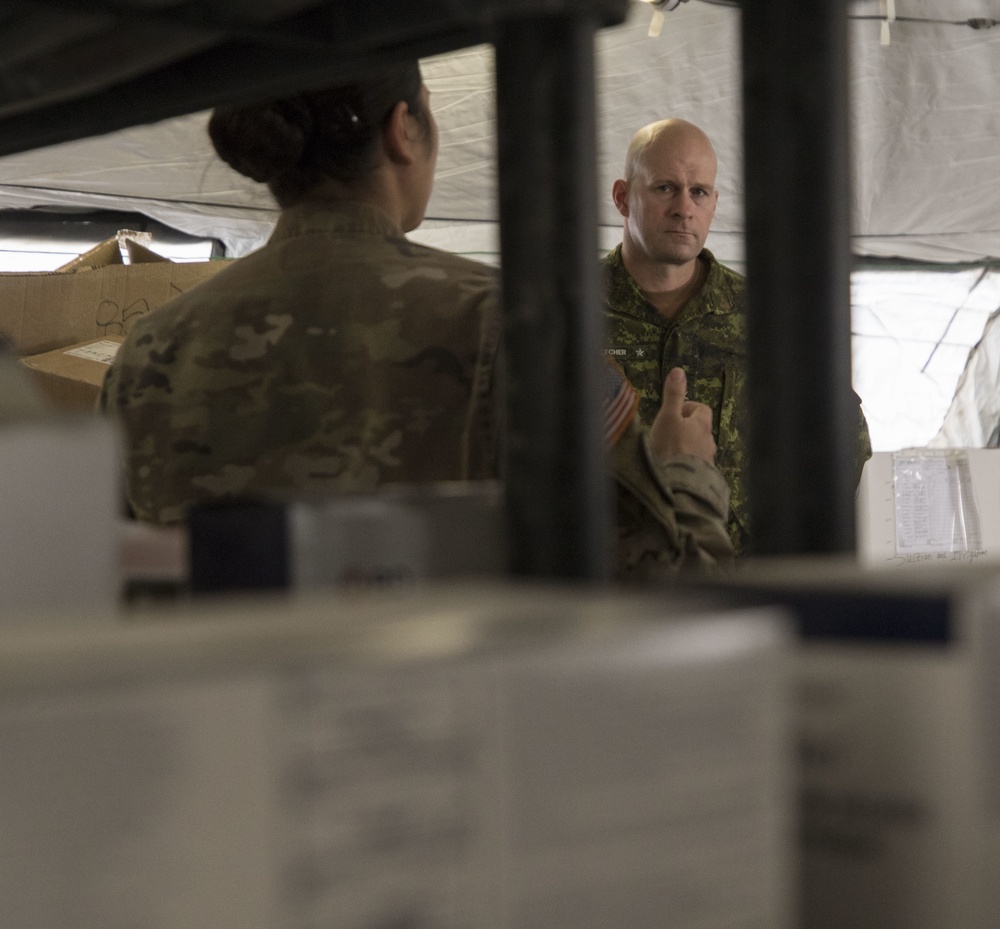 XVIII Airborne Corps Deputy Commanding General of Operations Visits Medical EDRE