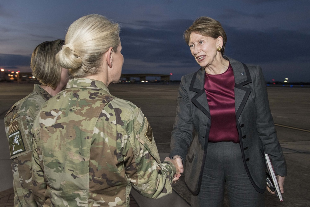 SECAF Barbara M. Barrett Visit to Joint Base San Antonio-Randolph