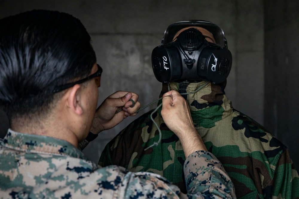 Chemical response operations; MAG-12 CBRN and EOD train to overcome