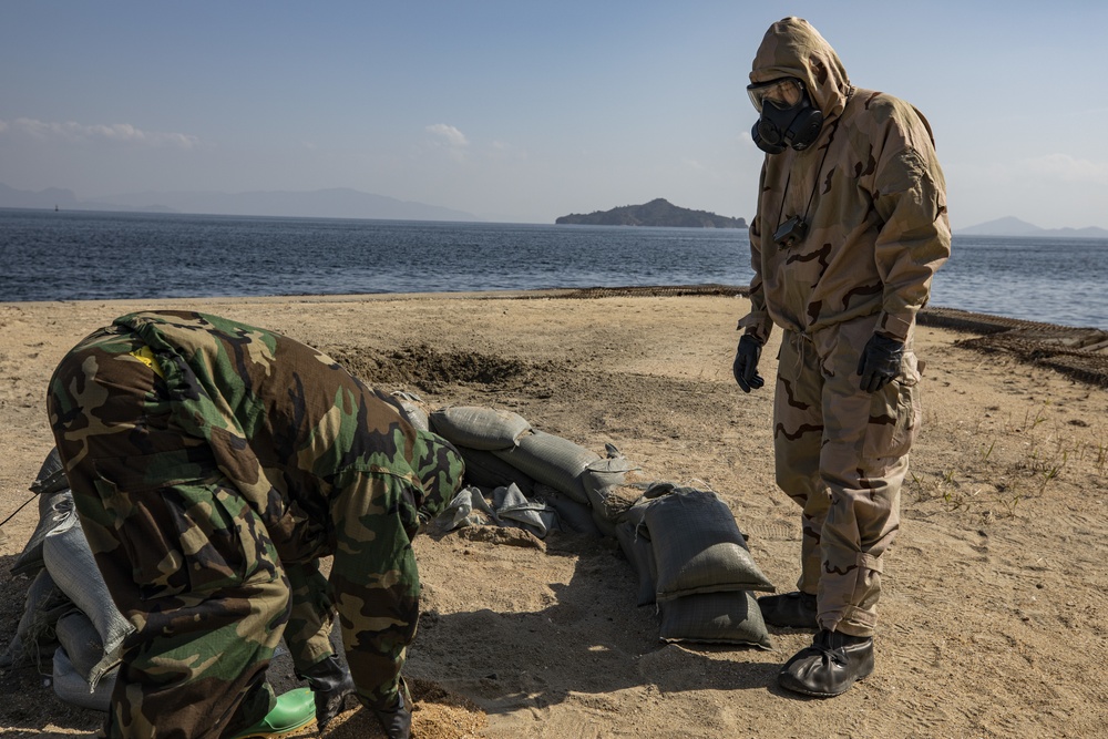 Chemical response operations; MAG-12 CBRN and EOD train to overcome