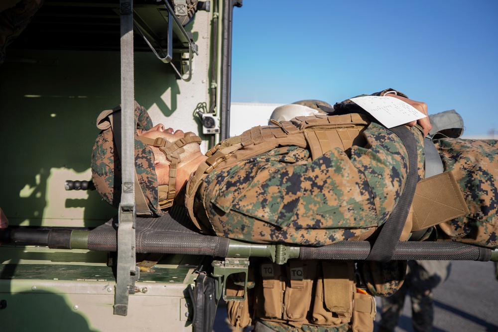 MAG-12 medical conducts flight line aid station exercise