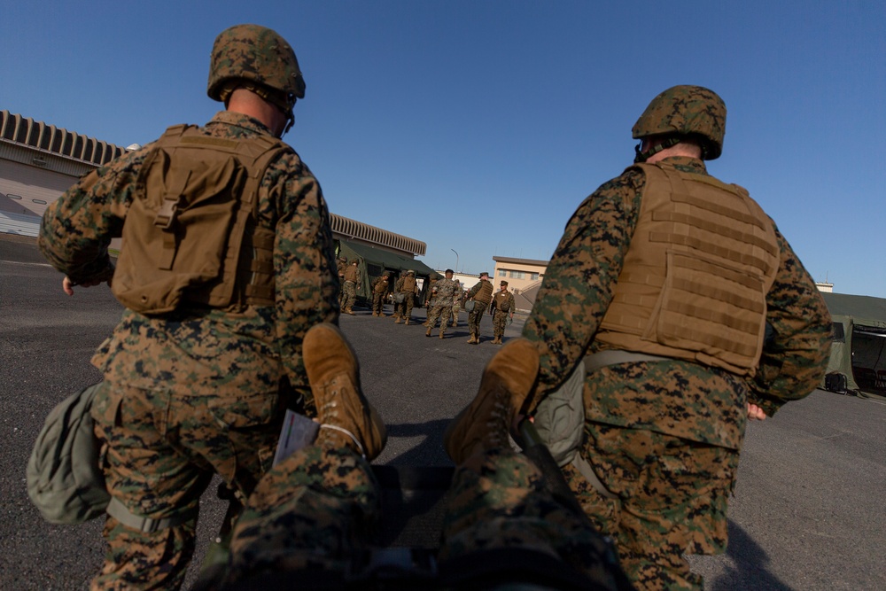 MAG-12 medical conducts flight line aid station exercise