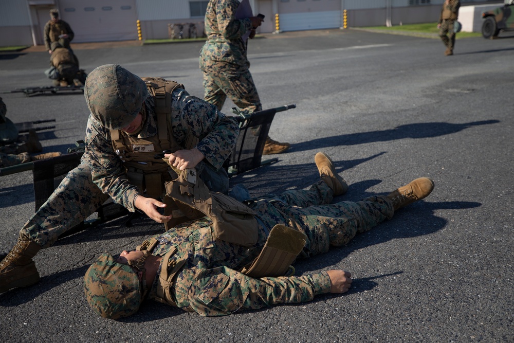 MAG-12 medical conducts flight line aid station exercise