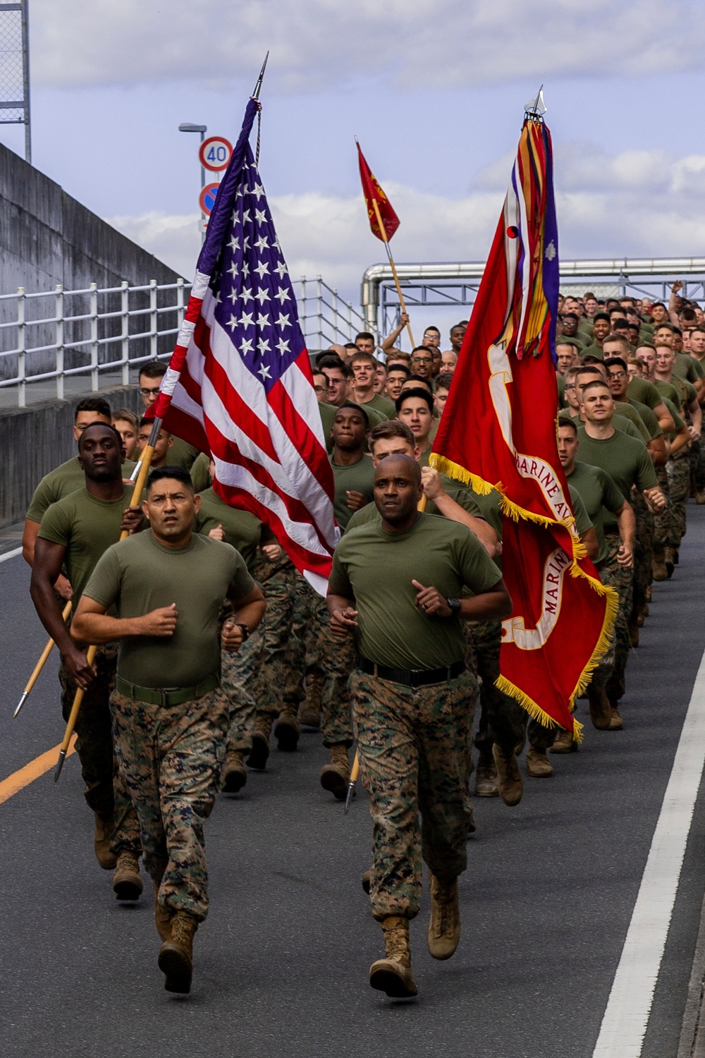 MALS-12 runs to celebrate 244th Marine Corps birthday