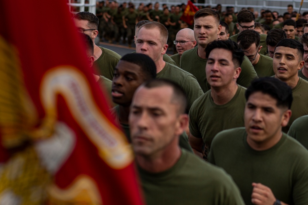 MALS-12 runs to celebrate 244th Marine Corps birthday