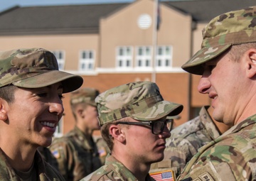 2nd Lt. Chavez Earns ‘True Blue’ EIB