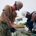 Seabees deployed with Naval Mobile Construction Battalion 5's Detail Marshall Islands start on Ennibur Evacuation Center project site