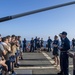 USS Normandy Command Master Chief Gives Safety Brief