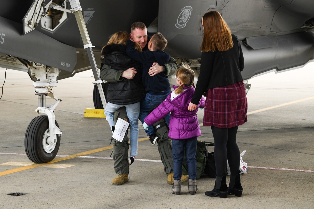 4th Fighter Squadron returns to Hill after first F-35A combat deployment