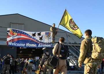 4th Fighter Squadron returns to Hill after first F-35A combat deployment